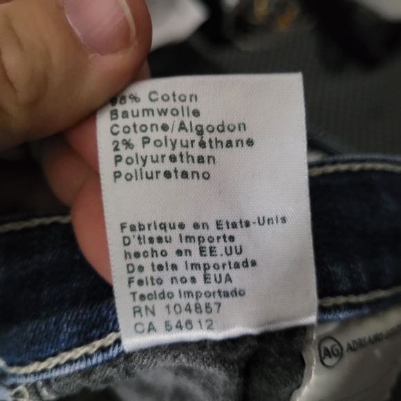 AG ADRIANO GOLDSCHMIED | The Cigarette Stilt Crop jeans REV1363MBE - Picture 9 of 10